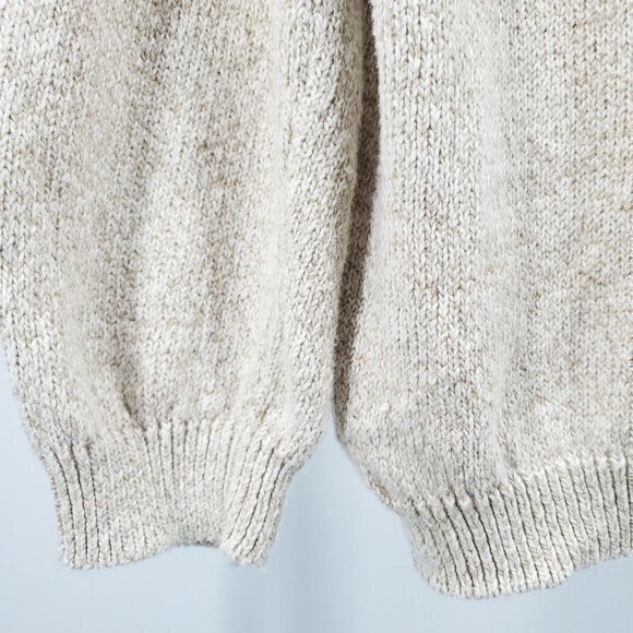 VTG Embroidered Ice Skating Polo Neck Button Cardigan Sweater PL Cotton/… - Picture 9 of 16